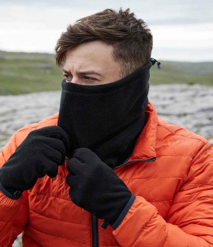 Beechfield Recycled Fleece Snood - BLK - ONE